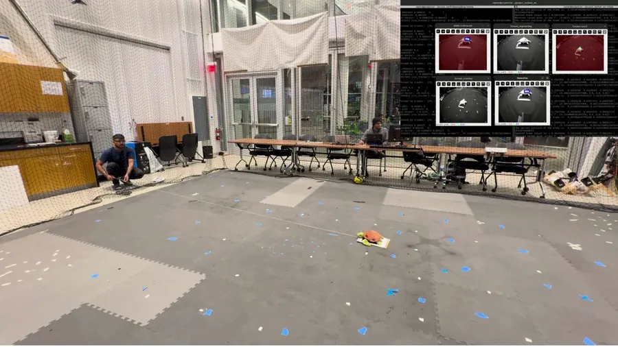 Mid-sequence TAR frame with continued target tracking